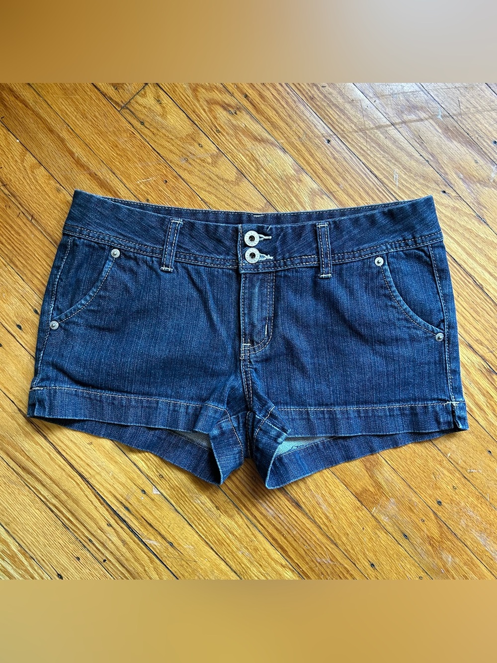 Guess Dark Blue Denim Shorts